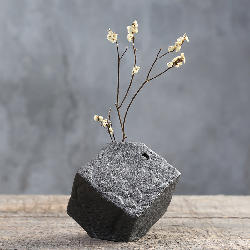 Naturally Modern: Sculpted Stoneware Vase Collection