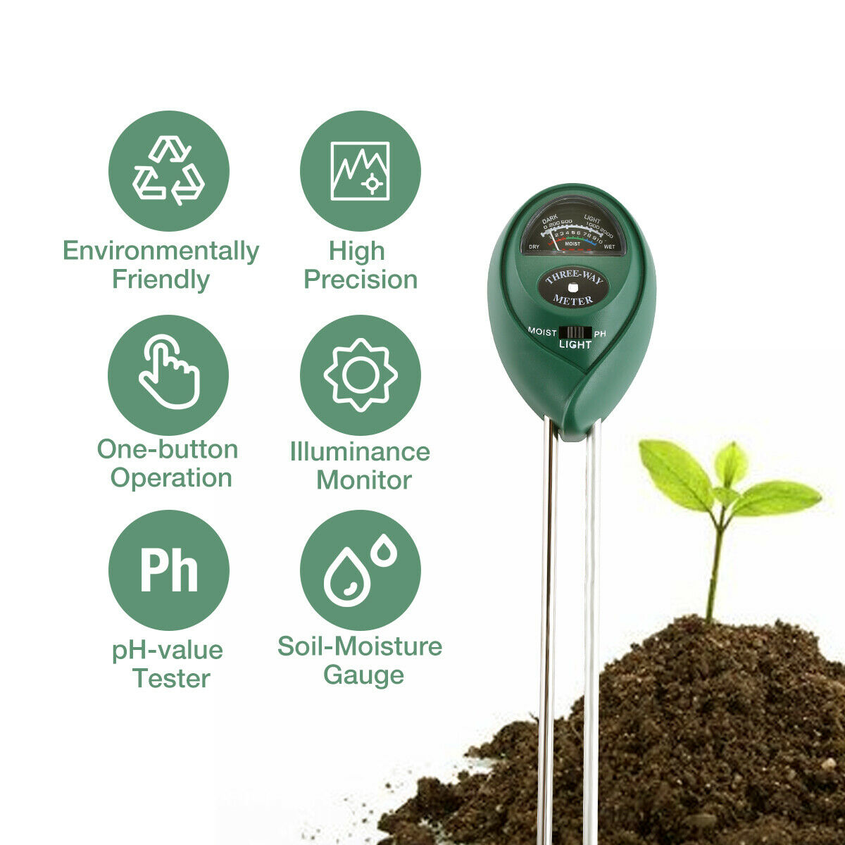 3 In 1 Soil Tester