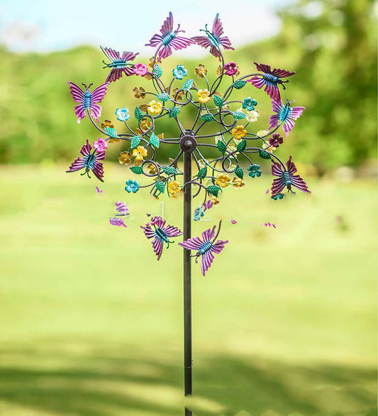 Mesmerizing Metals: Butterfly Windmill