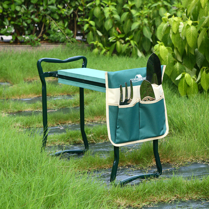 Folding Seat With Tool Pouch