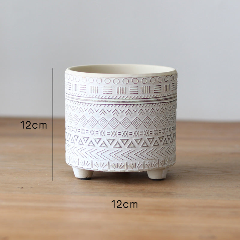 Zen Doodles: Ceramic Flower Pot Set