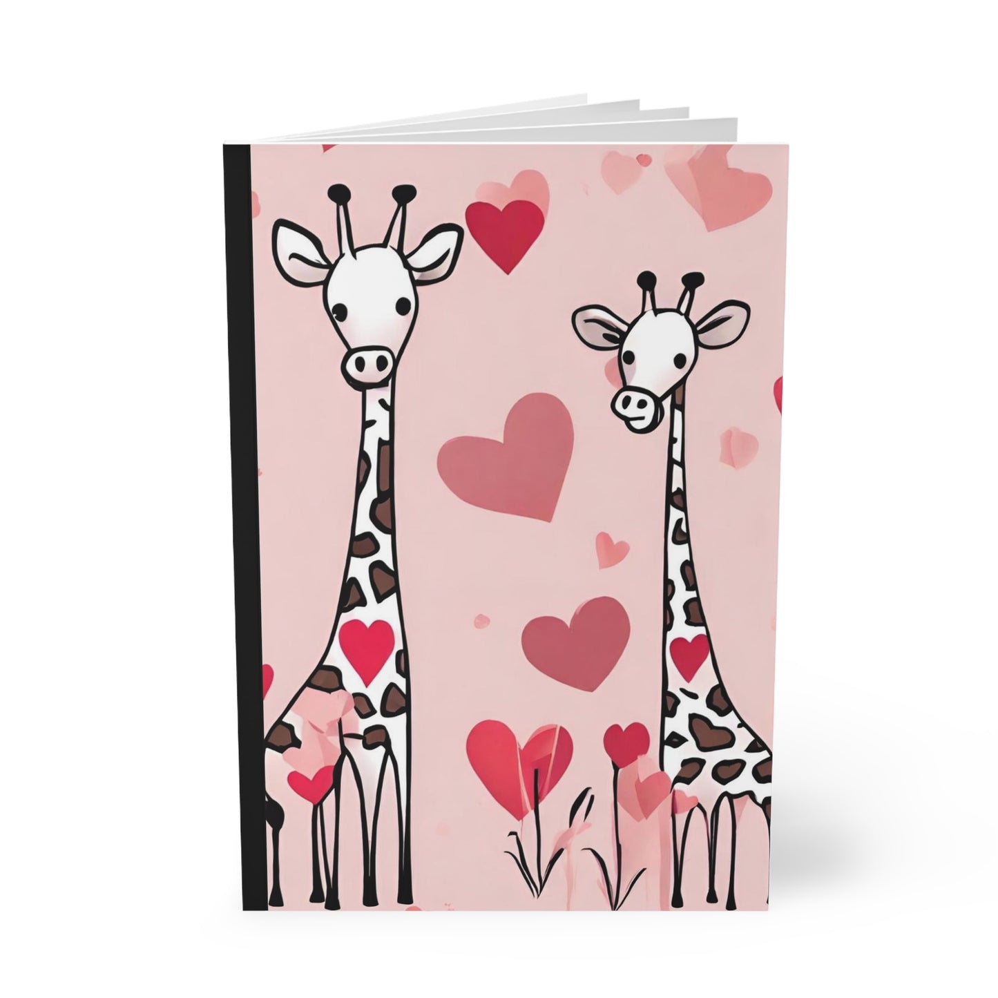 XO Giraffes In Love Soft Journal