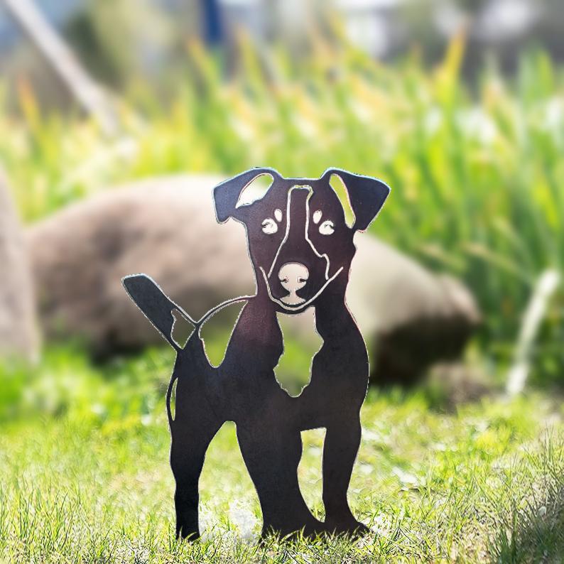 The Goodest Dogs!  Silhouette Yard Decoration