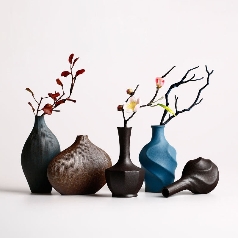 Naturally Modern: A Ceramic Twist Vase Collection