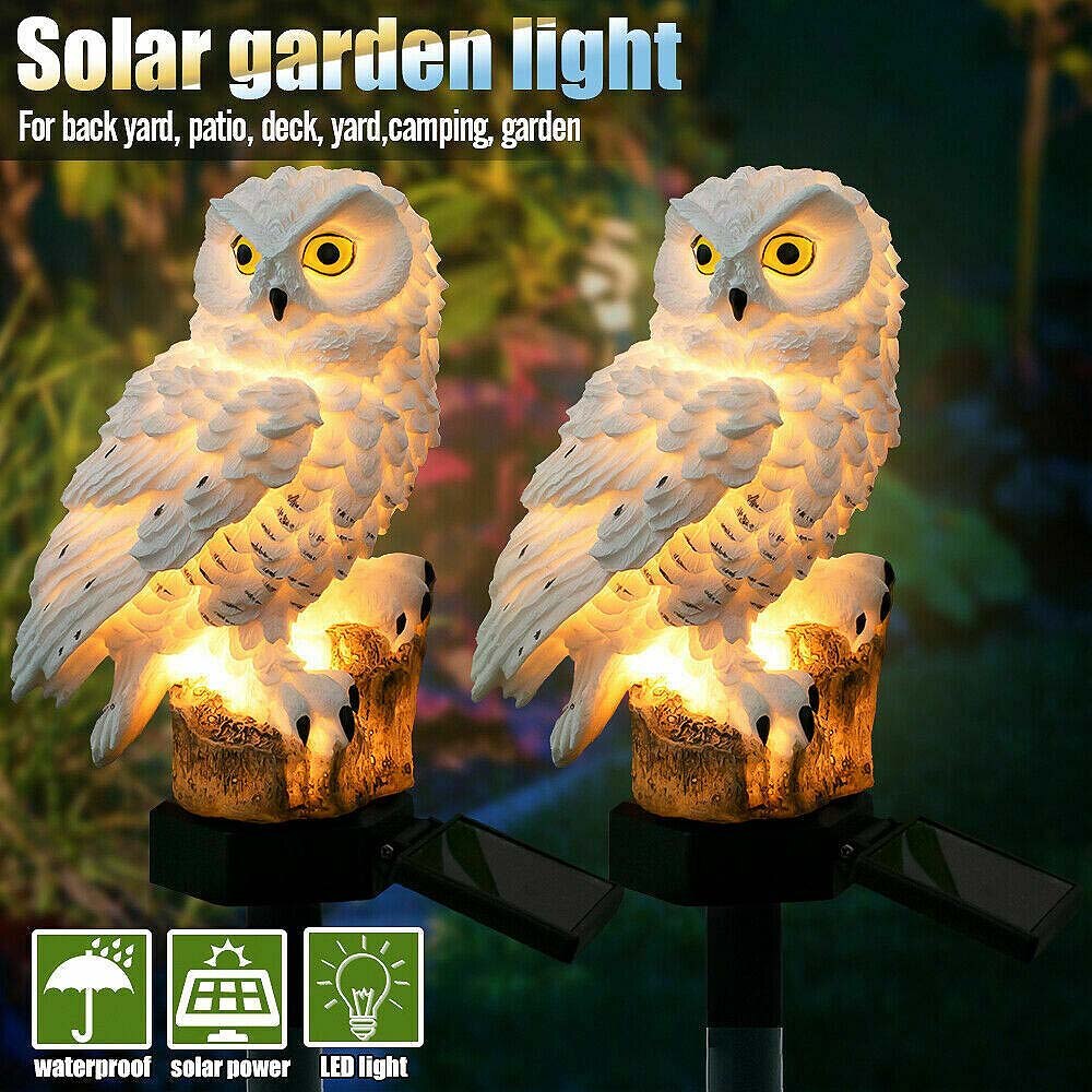 Guardian Owl: Solar Garden Light