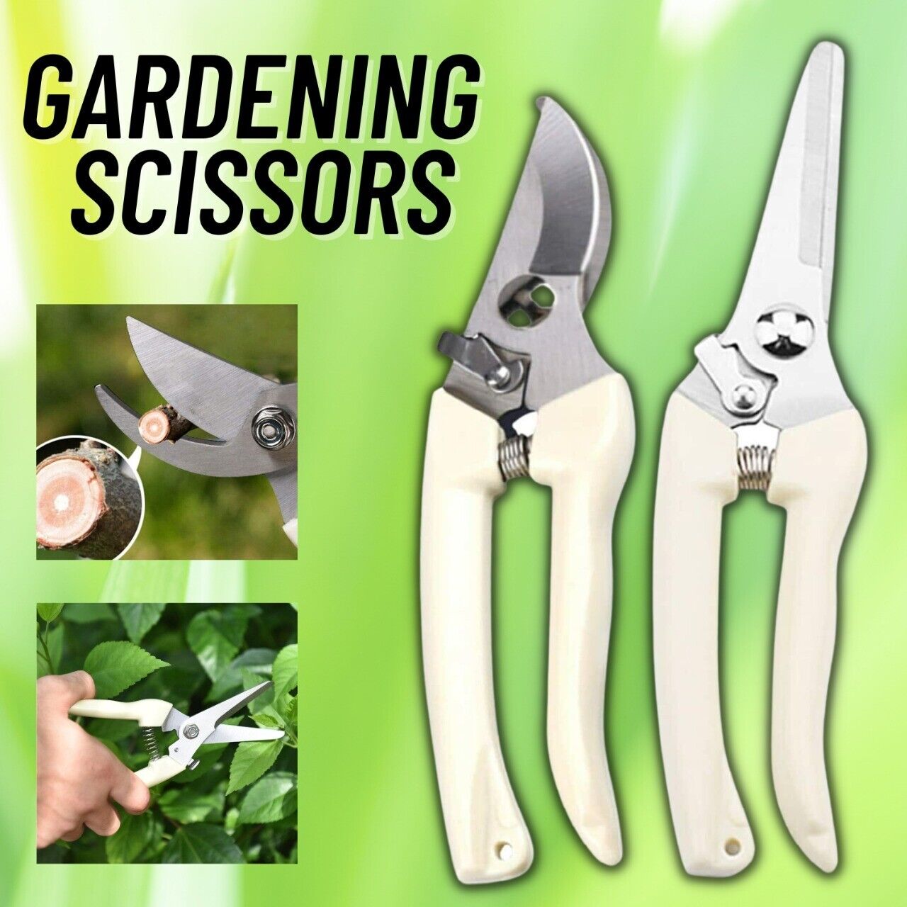 2 Pack Pruning Shears for Gardening