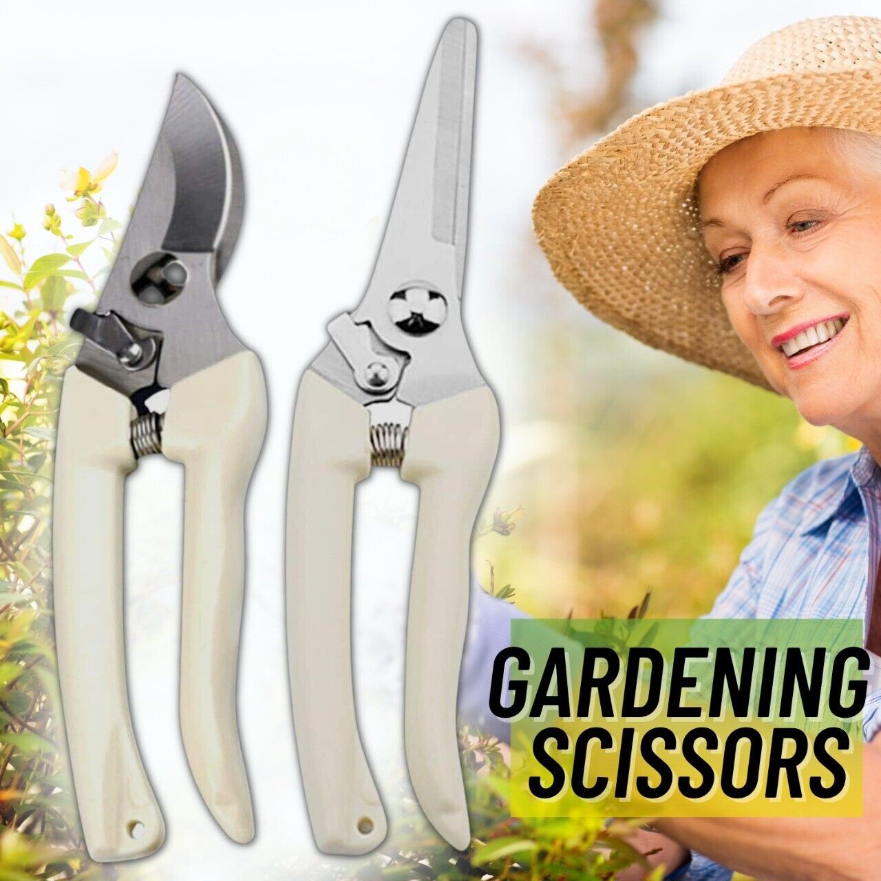 2 Pack Pruning Shears for Gardening