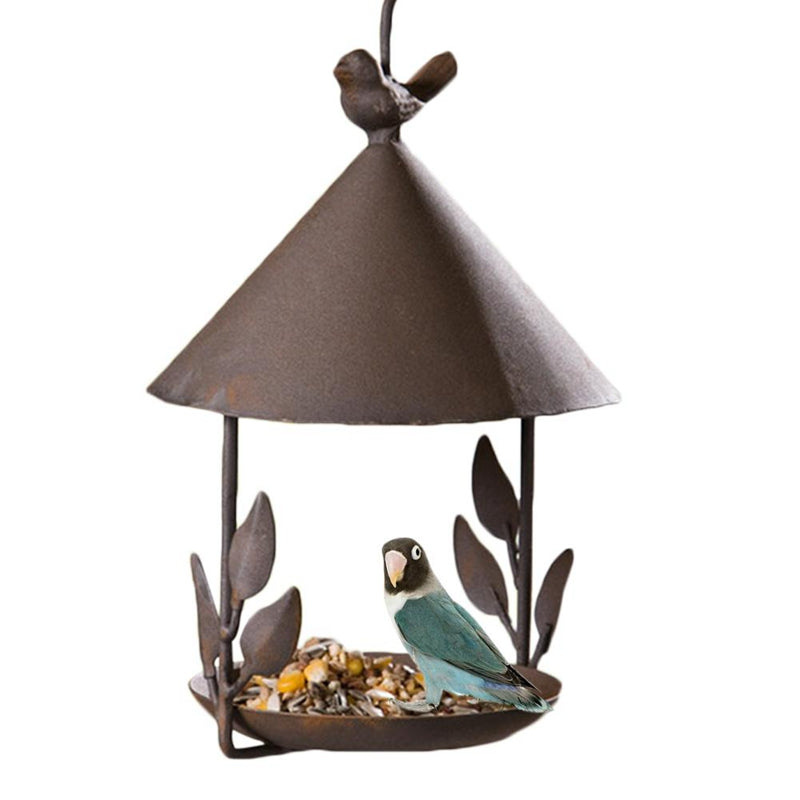 Vintage Wrought Iron Bird Feeder