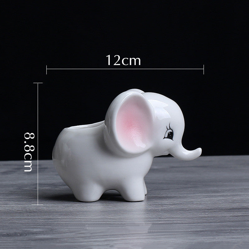 A Mother's Love ♡ Ceramic Elephant Flowerpots