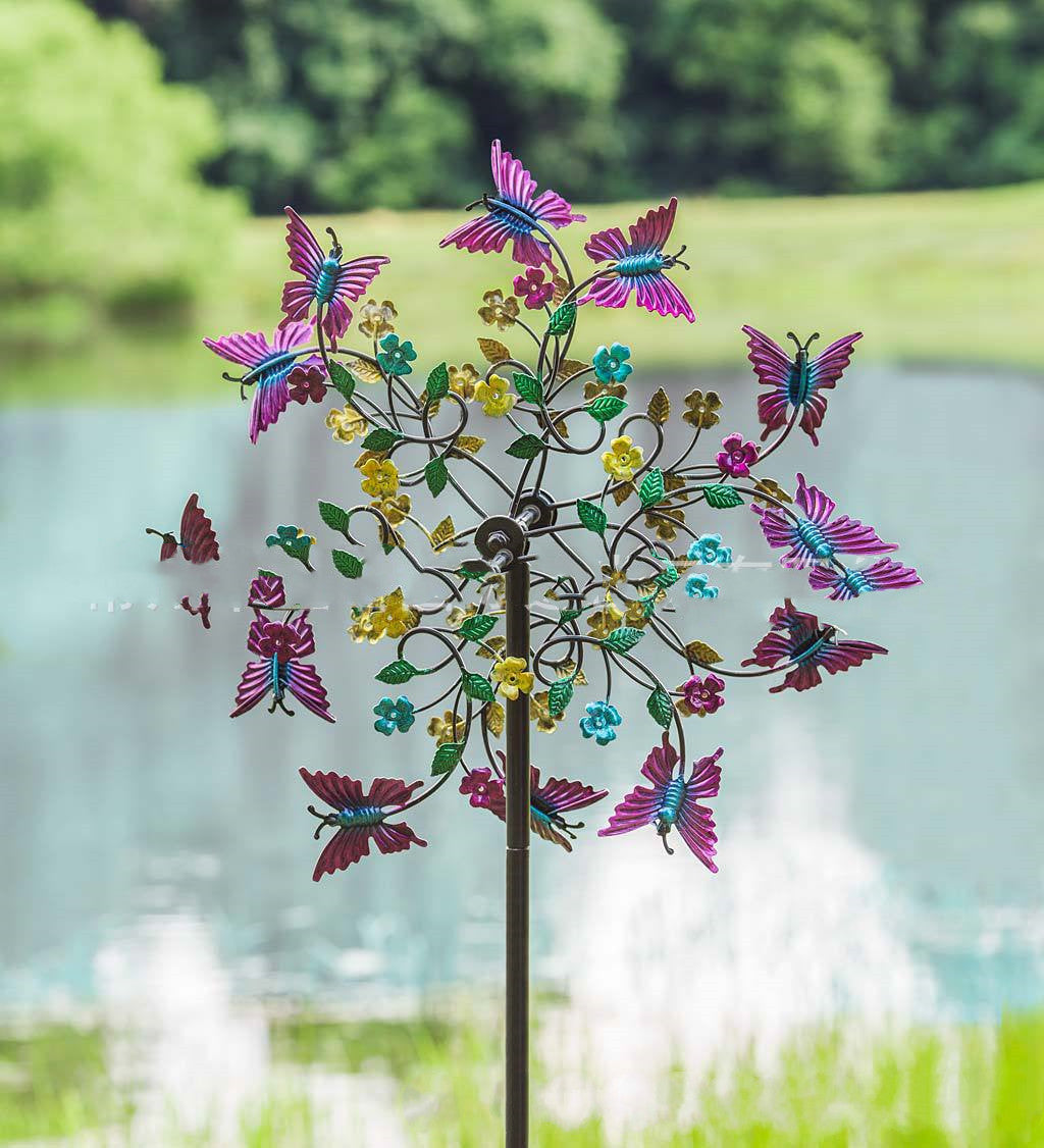 Mesmerizing Metals: Butterfly Windmill