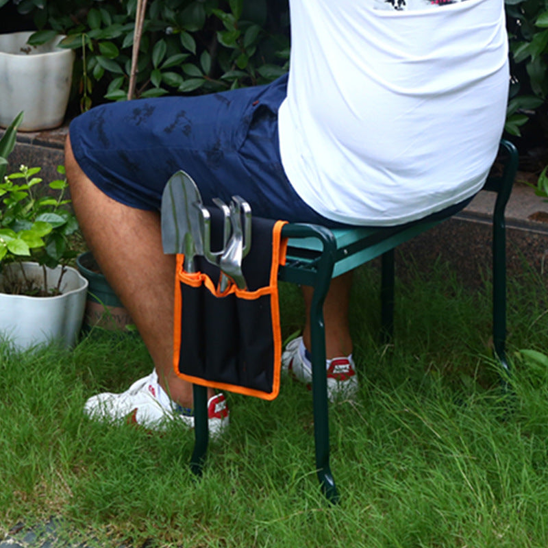 Folding Seat With Tool Pouch