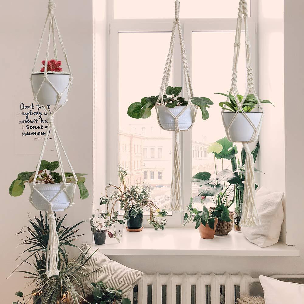 Handmade Macrame Hanging Baskets