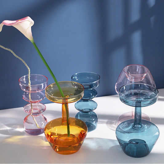 Simple Elegance Glass Vase Set