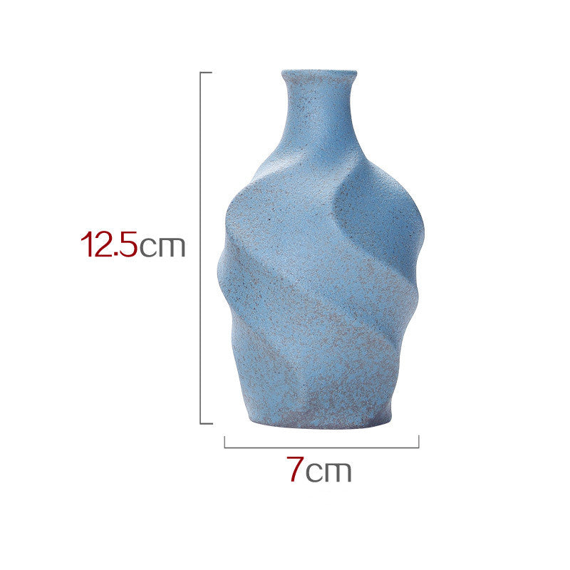 Naturally Modern: A Ceramic Twist Vase Collection