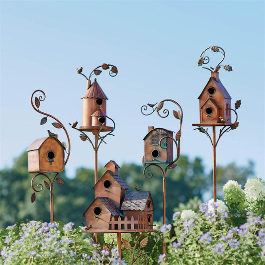 Fairy Birdhouses: Whimsical Garden Stakes