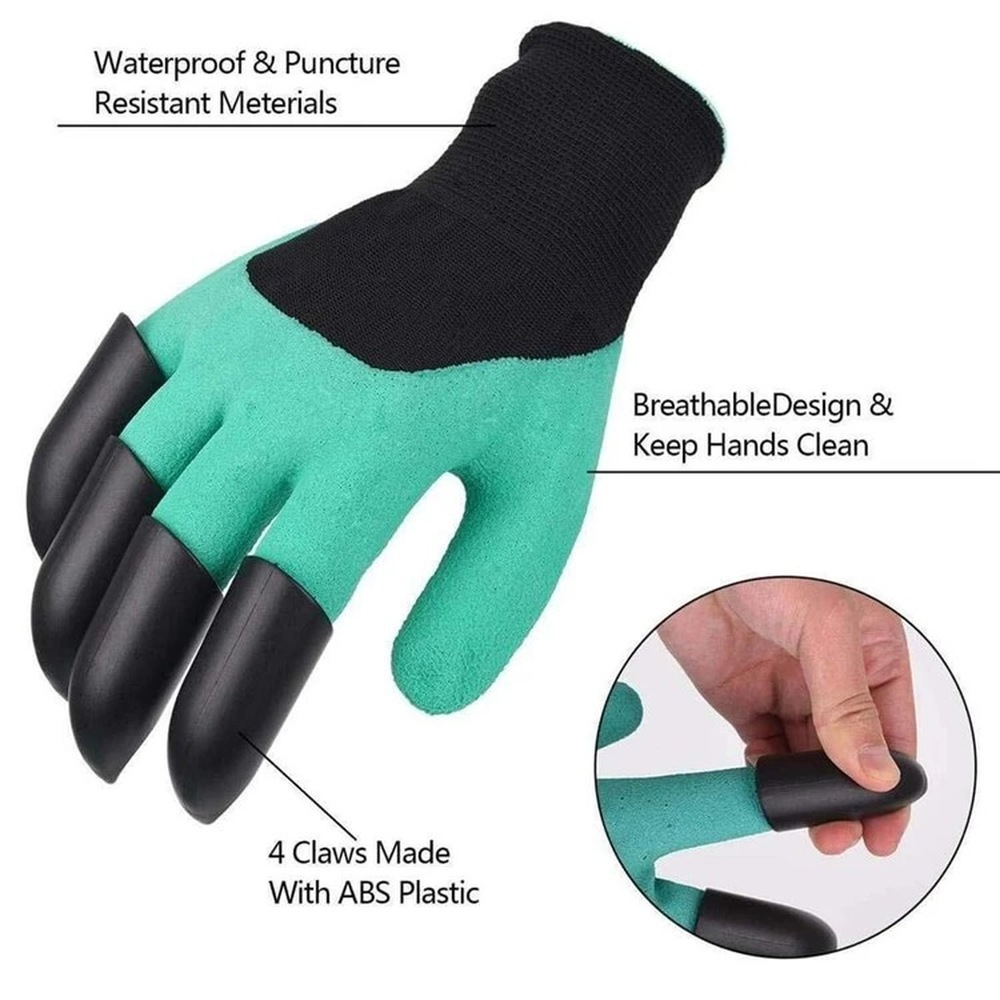 Waterproof Garden Gloves With Claws