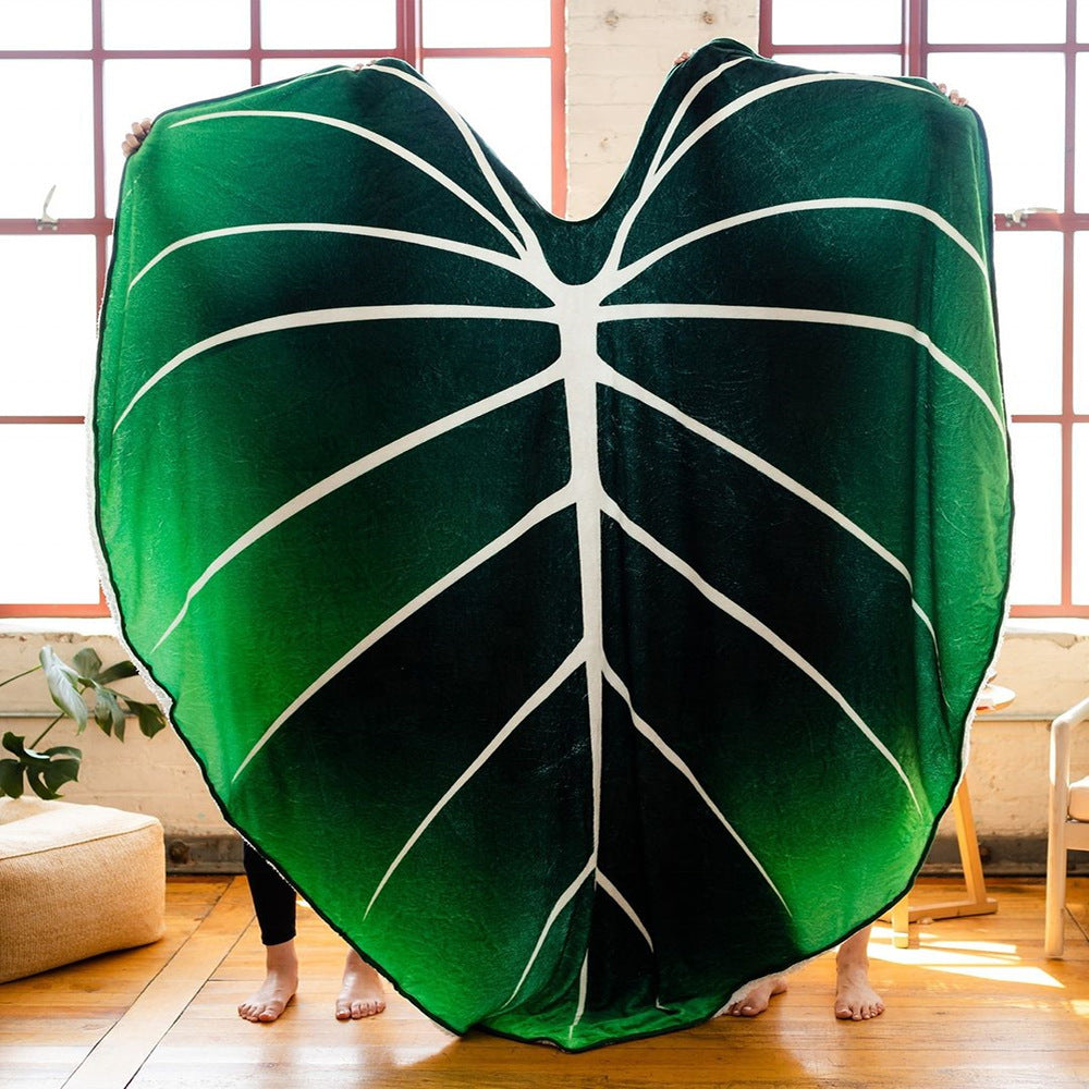 Giant, Cozy, and Super Soft Monstera Leaf Blanket