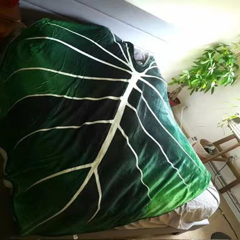 Giant, Cozy, and Super Soft Monstera Leaf Blanket