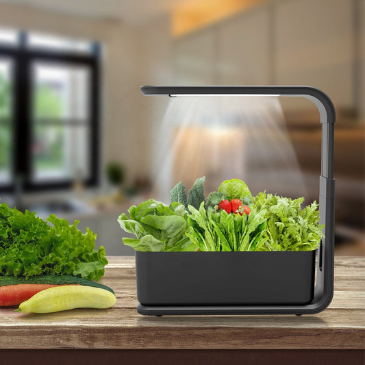 Smart Indoor Hydroponic Planter for Herbs and Salads