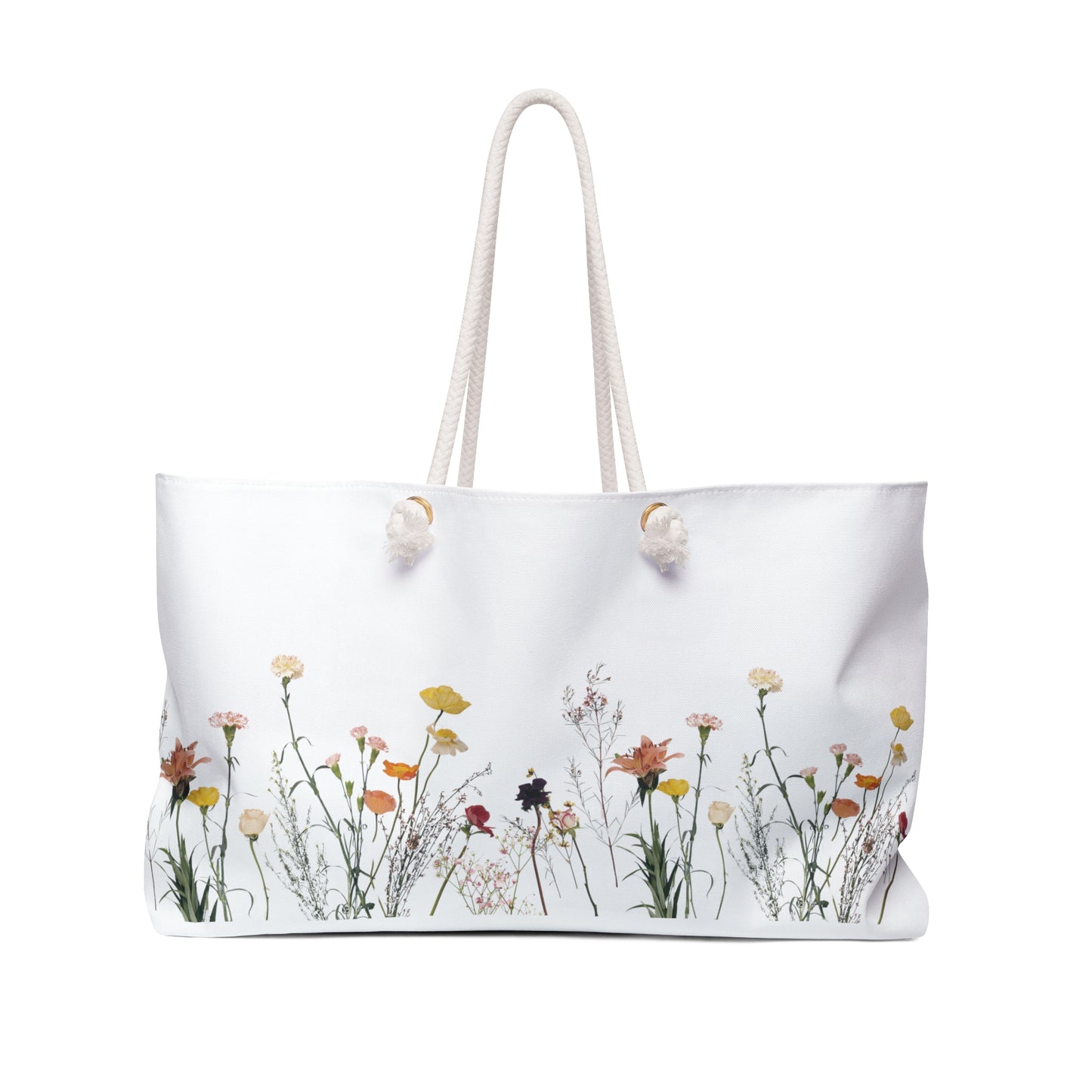 All The Flowers:  Luxury Weekender Bag