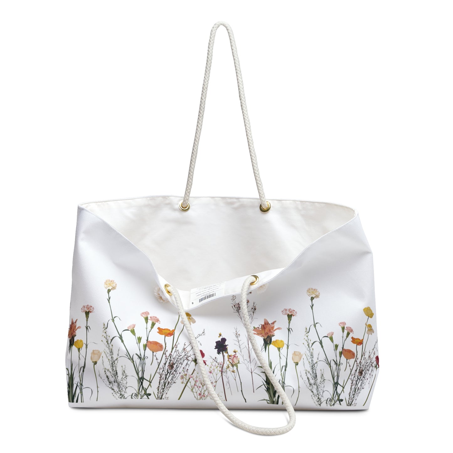 All The Flowers:  Luxury Weekender Bag