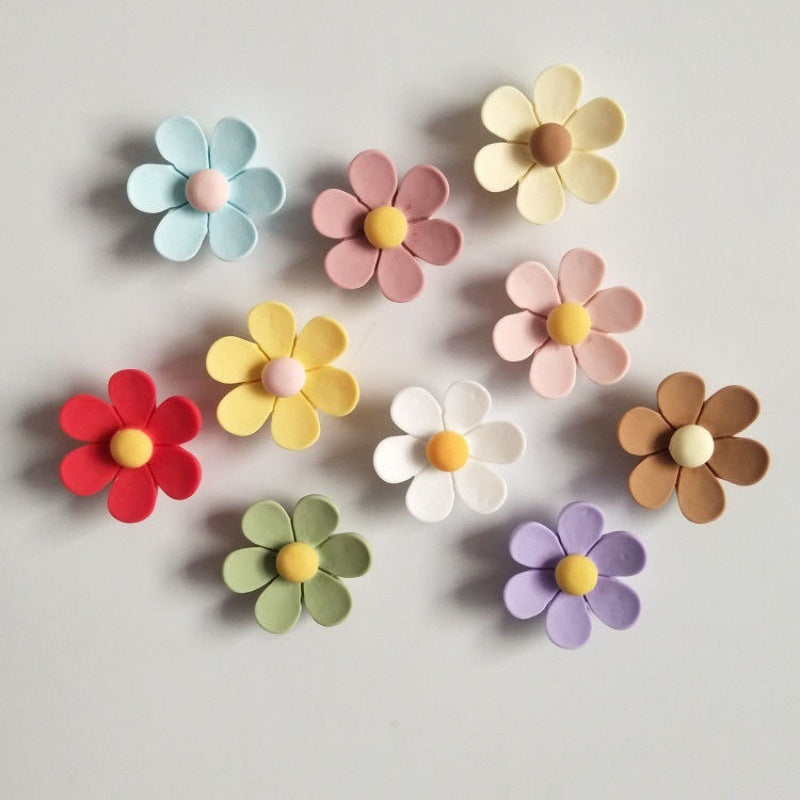 10 pc Cheerful Flowers Fridge Magnets