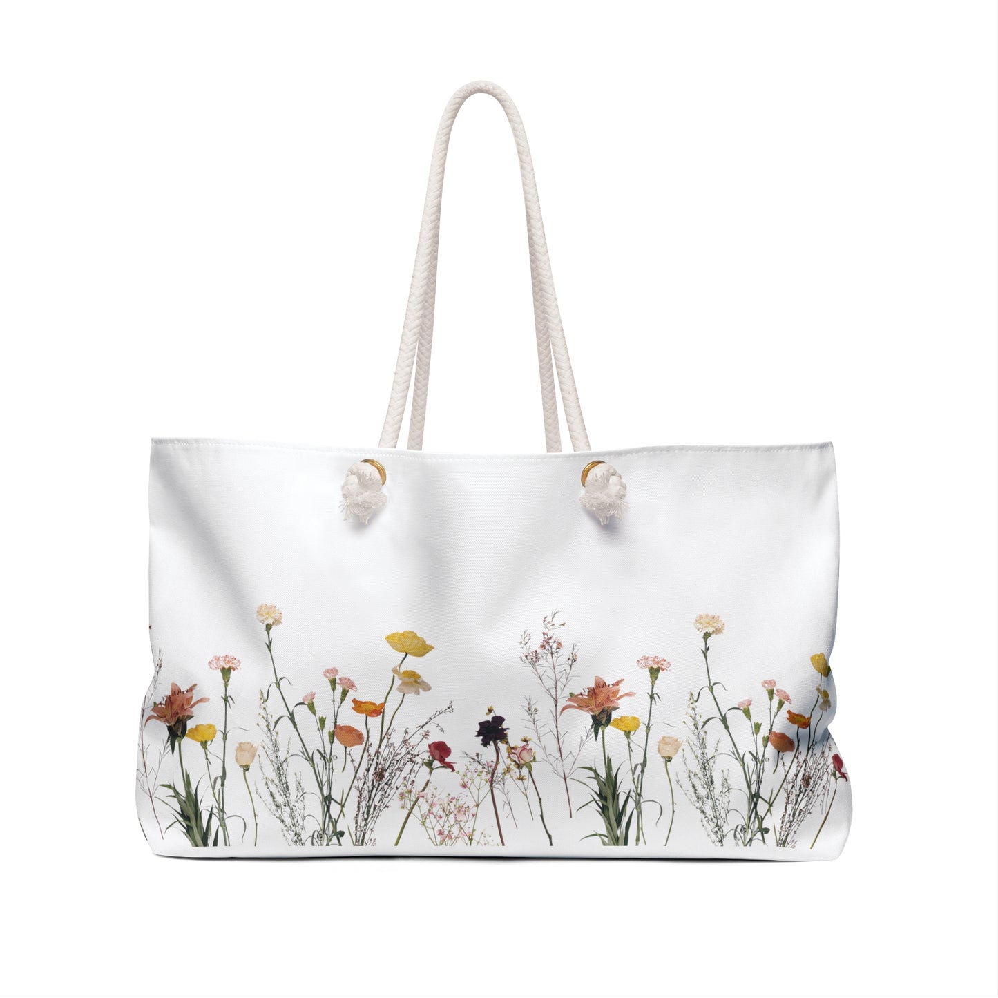 All The Flowers:  Luxury Weekender Bag