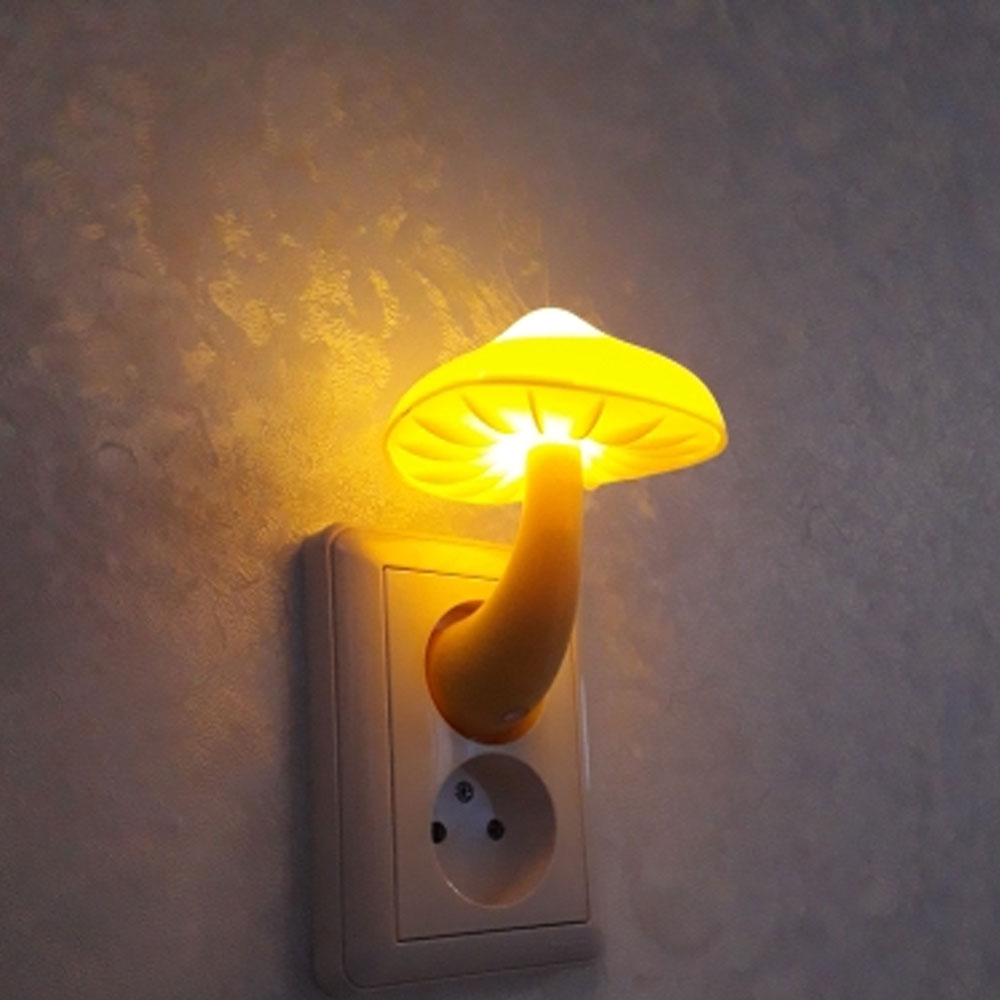 Friendly Mushrooms: Colorful Night Light