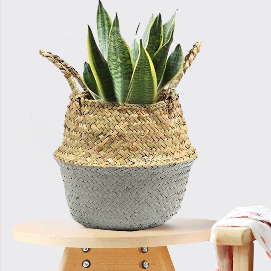 Handmade Woven Rattan Basket