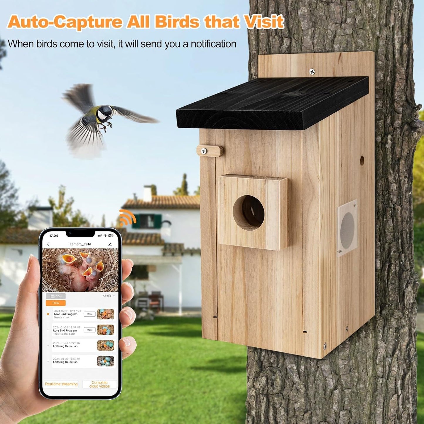 Smart Bird House With Camera