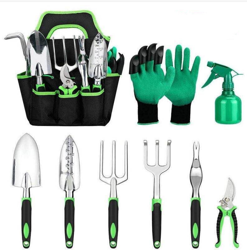 Complete 9 Pc Set Pro Gardening Tools