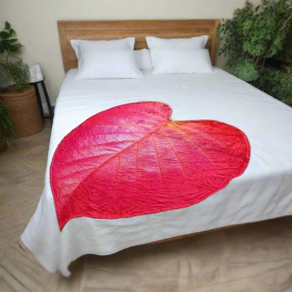 Giant, Cozy, and Super Soft Monstera Leaf Blanket