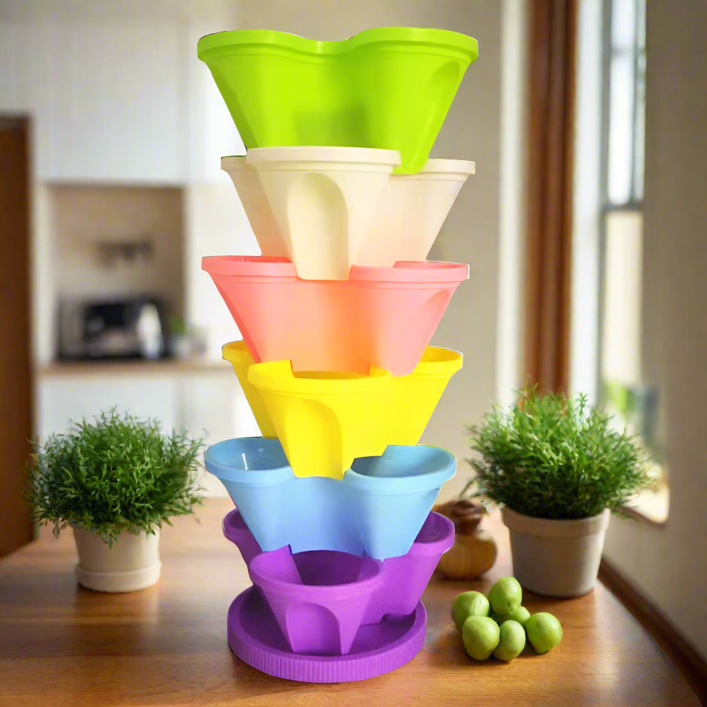 Colorful 6-layer Garden Container