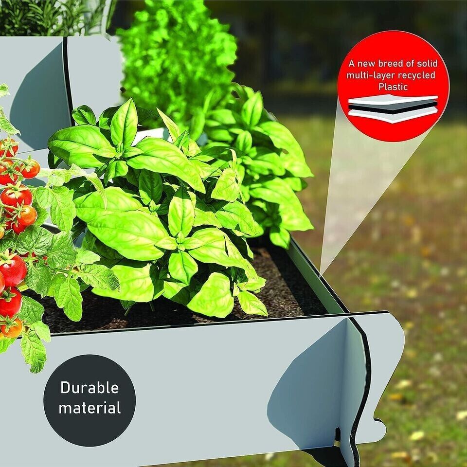 Elevated Outdoor Garden Bed for  Plants, Vegetables and Flowers