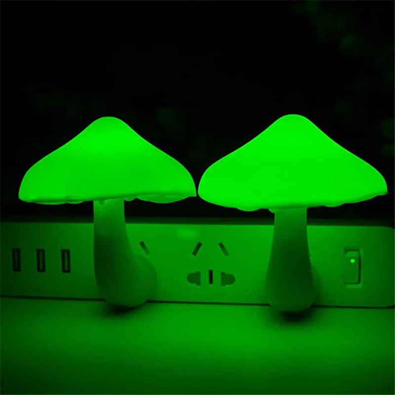 Friendly Mushrooms: Colorful Night Light