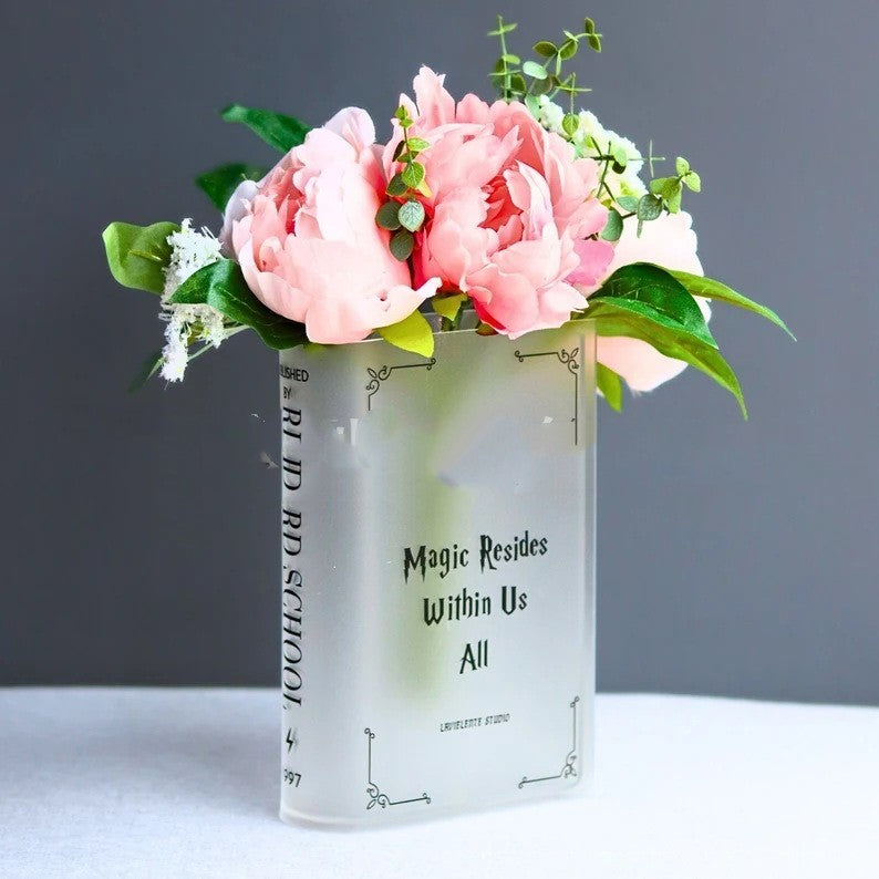 Literary Flowers Book Vase