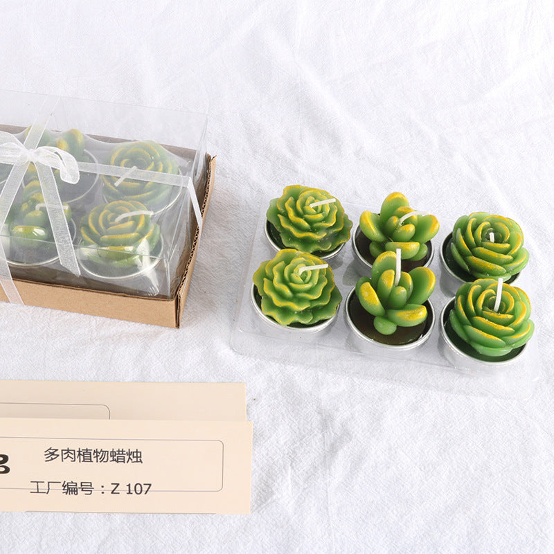 Succulent Cactus Candles